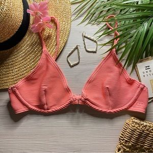Billabong 👙 Tanlines Pink Reese Underwire Bikini Top